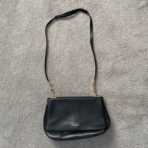black henri bendel cross-body bag